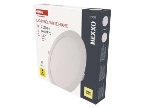 LED vestavné svítidlo NEXXO, kruhové, bílé, 25W, teplá bílá