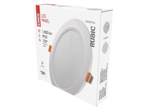 LED vestavné svítidlo RUBIC, kruhové, 18 W neutrální bílá