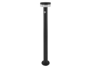 LED zahradní solární sloupkové svítidlo TERION, čidlo soumraku, 12,5 x 12,5 x 80 cm