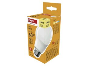 LED žárovka Basic A60 / E27 / 8,8 W (60 W) / 806 lm / teplá bílá