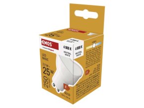 LED žárovka Basic MR16 / GU10 / 2,9 W (25 W) / 250 lm / neutrální bílá