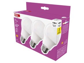 LED žárovka Classic A60 / E27 / 7 W  (60 W) / 806 lm / neutrální bílá