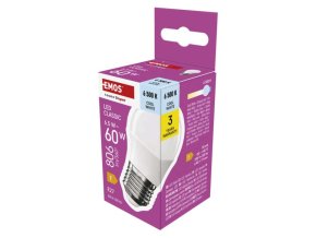 LED žárovka Classic Mini Globe / E27 / 6,5 W (60 W) / 806 lm / studená bílá