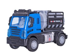 Mikro auto cisterna TRUCK plast 13cm na zpětný chod