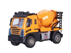 Mikro auto míchačka TRUCK plast 13cm na zpětný chod