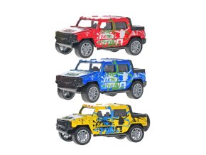 Mikro auto terénní Fast Racer 10,5cm kov na zpětný chod