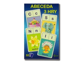 Mikro hrací karty Abeceda Hledej Písmena
