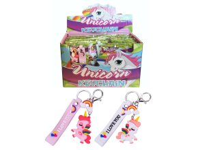 Mikro přívěšek na klíče Unicorn 11cm jednorožec