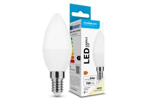 Modee E14 7W svíčka LED studená 4000K