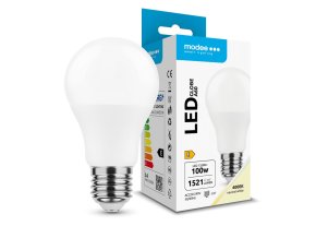 Modee E27 13,8W A60 LED studená 4000K