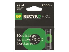 Nabíjecí baterie GP ReCyko Pro Professional AA (HR6), 4 ks