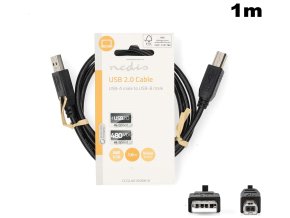 Nedis CCGL60100BK10  USB 2.0 kabel pro tiskárny AM - BM 1m
