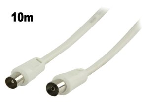 Nedis CSGL40000WT100 koaxialní kabel 10m