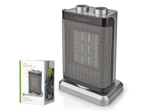 Nedis HTFA17GY keramický teplovzdušný ventilátor s oscilací 1500W
