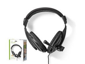 Nedis CHST210BK HEADSET sluchátka s mikrofonem