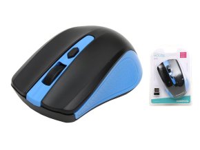 Omega mouse bezdrátová OM0419BL modrá