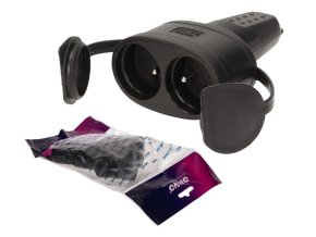 ORNO OR-AE13117 dvojzásuvka gumová IP44  250V/16A