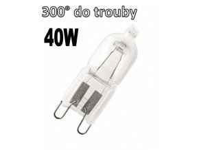 OSRAM G9 40W halogen 300° stupňů do trouby