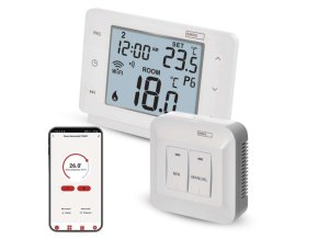Pokojový programovatelný bezdrátový WiFi GoSmart termostat P56211