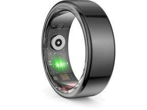 Powerton chytrý prsten Black velikost 10