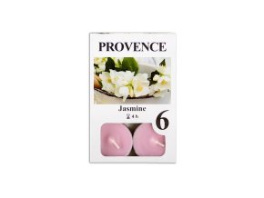 Provence svíčka vosková čajová 6ks jasmín 560227/47