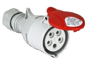 SEZ ISN 1653 zásuvka IP44   400V/16A pětipólová