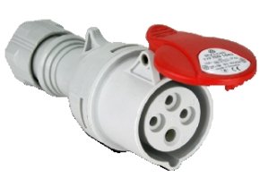 SEZ ISN 3243 zásuvka IP44   400V/32A čtyřpólová