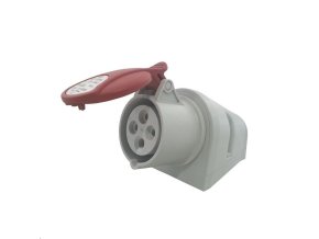 SEZ IZN 1643 zásuvka nástěnná IP44   400V/16A čtyřpólová