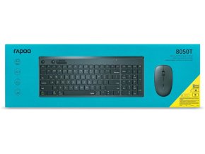 Rapoo 8050T set klávesnice a myši černý