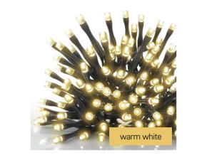 Standard LED spojovací vánoční řetěz – záclona, 1x2 m, venkovní, teplá bílá