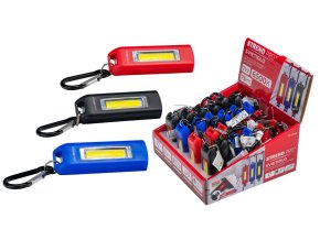 Strend Pro NX1017   svítilna klíčenka přívěšek s karabinkou 1W LED USB nabíjecí (2172756)