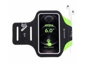 SWISSTEN pouzdro na smartphone pro běh ARM BAND vel.6,0" černá