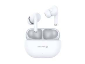 SWISSTEN PRO TUNE bluetooth TWS sluchátka bílá