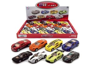 Teddies auto kov 8cm na zpětné natažení