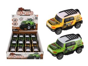 Teddies auto terénní plast 11cm na oboustranný zpětný chod