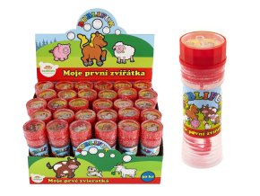 Teddies bublifuk 50ml moje první zvířátka 11cm