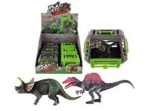 Teddies dinosaurus kloubový v kleci plast 13x9cm