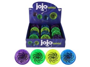 Teddies jojo svítící tranparentní plast 6cm