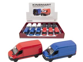 Teddies Kinsmart auto Mercedes-Benz Sprinter 12,5cm kov na zpětné natažení