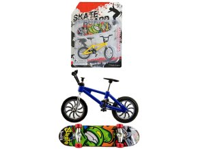 Teddies kolo a skateboard prstový šroubovací plast 10cm