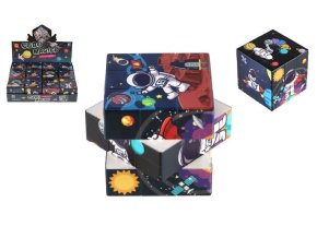 Teddies kostka hlavolam vesmír 3x3x3 plast 6x6x6cm