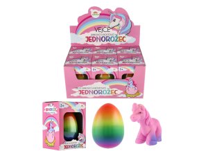 Teddies líhnoucí a rostoucí jednorožec ve vejci 11cm