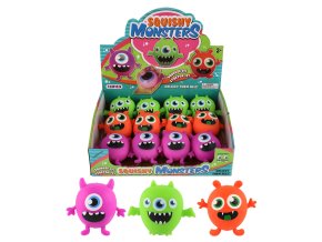 Teddies míček antistresový mačkací sliz monstrum 9cm