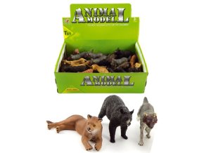 Teddies zvířátka safari ZOO plast 10cm mix druhů (Animal model)