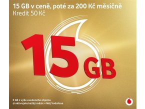 VODAFONE SIM edice Zlatá karta