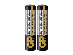 Zinková baterie GP Supercell AAA (R03), 2 ks