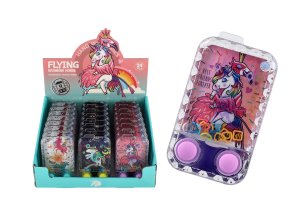 Teddies vodní hra hlavolam 7x12,5cm plast jednorožec