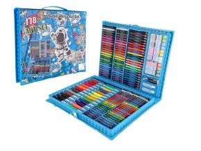 Teddies kreativní sada na malování - ART SET vesmír 178kusů v plastovém kufříku