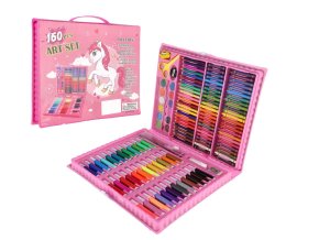 Teddies kreativní sada na malování - ART SET s jednorožcem 160kusů v plastovém kufříku