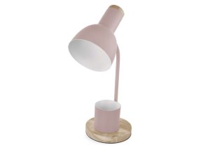 Stolní lampa POPPY na žárovku E27, růžová
